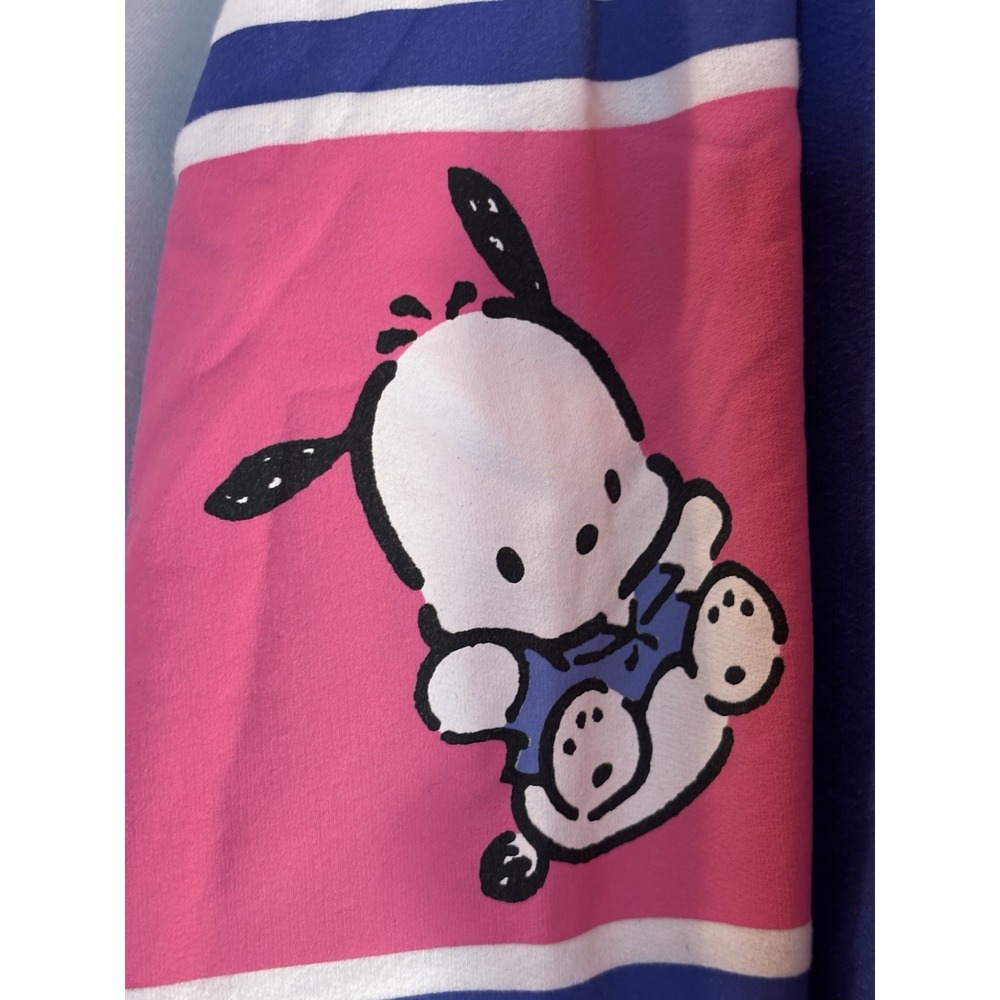 Sanrio Pochacco Friends Forever Sweatshirt Purple Pink Colorblock Crewneck Small - Picture 4 of 6